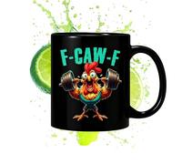 Chicken Cup | 11oz Ceramic Farmhouse Funny - Funny Chicken Coffee Mug | for Halloween, Holiday, Thanksgiving, Christmas, Birthday, Fall, Autumn, Party, Home, Kitchen, Women, Men, Coworkers