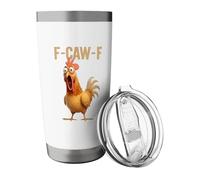 Chicken Cup - 304 Stainless Steel 17x8.5x7cm 20oz | Funny Leakproof Insulated Bottle, Cute Drink Cup Chicken Bottle | for Men Women Family Coworkers Beverage Water Juice Milk Hot Cold Drinks