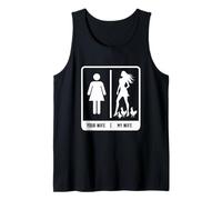 Chicken Dad - Funny Father's Day Rooster My Wife Farmers Tank Top