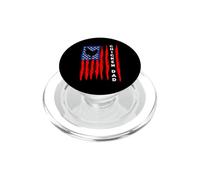 Chicken Dad Patriotic American Flag Backyard Chicken Keeper PopSockets PopGrip for MagSafe
