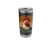 Chicken Daddy Vintage Chicken Lover Dad Father's Day Stainless Steel Insulated Tumbler