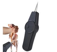 Chicken Defeathering Tool - Hair Removal Device, Stainless Hand Plucker | Ergonomic Grip for Efficient Processing, Perfect for Poultry Keepers Market Sellers Kitchens Field Workstations Requiring