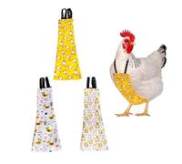 Chicken Diapers - Soft Adjustable Clothes For Indoor Farm Birds Protection | Leak-Proof Cotton Poultry Apparel | Reusable Quick-Absorption Diaper For Roosters Ducks, Ducklings, Hens