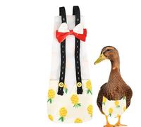 Chicken Diapers | Waterproof Duck Diaper - Reusable Duckling Diapers, Adjustable Pet Diaper with Bow Tie Poultry Nappies for Duck, Chicken