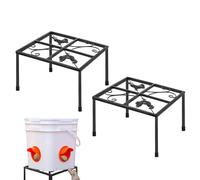 Chicken Drinker - Black Color Raised Metal Frame Raised Poultry Watering Watering Stable Ground Clearance Structure Farm Utility Accessory