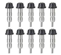 Chicken Drinker Poultry Waterer Drinking Nipple 10Pcs Stainless Steel Farm Supplies With 360 Degree Leakproof Design For Chicken Coop Backyard Poultry Raising