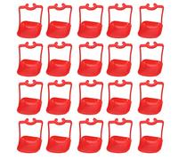 Chicken Drinking Cups, 20Pcs Red Automatic Waterer Cups, Rust Proof, Bright Color - Durable PP Material, Easy to Clean, Ideal for Poultry and Small Pets (Red)
