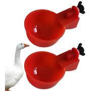 Chicken Drinking Cups - 5 Pieces Automatic Chicken Drinking Cups | Water Dispenser for Chickens, Suitable for Chicks, Ducks, Turkeys and Bunny Water Dispenser