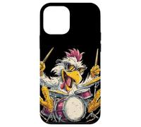 Chicken Drummer with Cool Sunglasses loves the Rhythm Case for iPhone 12 mini