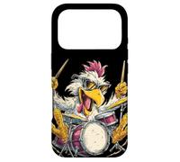 Chicken Drummer with Cool Sunglasses loves the Rhythm Case for iPhone 17 Pro