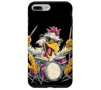 Chicken Drummer with Cool Sunglasses loves the Rhythm Case for iPhone 7 Plus/8 Plus