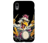Chicken Drummer with Cool Sunglasses loves the Rhythm Case for iPhone XR