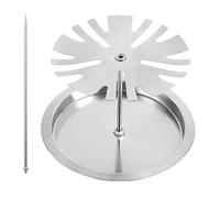 Chicken Drumstick Holder for, Stainless Steel Chicken Lollipop Rack Drumstick Holder, 15 Slots Roaster Stand with Drip Tray, Grilling Accessories for Oven, Picnic