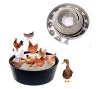 Chicken Dust Bath, Sand Bathtubs, Bottomless Construction, PE Environment, Sand Bath for Chickens, Chicken Coop Cleaning Container, Container for Chicken Coop Lime, Essential Chicken (Grey)