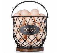 Chicken Egg Basket for Gathering Fresh Eggs, Wire Egg Collecting Basket