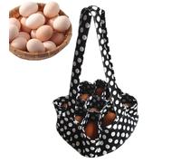 Chicken Egg Collector, Chicken Egg Basket | Fabric Egg Gather Basket with 7 Bags | Protective Food Storage Container, Collection Organizer
