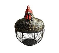 Chicken Egg Holder, Decorative Wire Farm Organizer - Egg Bowl Counter Stand - For Home, Worktop, Living Room, Farm, Garden, Outdoor, Market, Closet, Office,