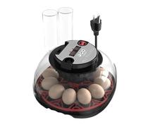Chicken Egg Incubator: Digital Egg Incubator Egg Hate | Automatic Temperature Control 12 Egg | Growing Equipment with Clear Lid | LED Lighting Design for Chicken, Ducks,