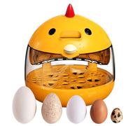 Chicken Egg Incubator, Incubator for Chicken and Duck Eggs | Intelligent Automatic Temperature Control with Portable Candle for Incubation of Ducks, Quails, Turkeys and Poultry