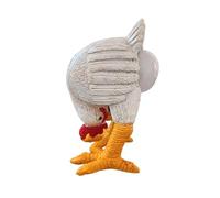 Chicken Egg Lamp - Funny Hen Shaped LED Night Light, Resin Laying Egg Table Lamp for Home Decor