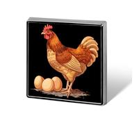 Chicken Egg Laying Hen Funny Lapel Tie Pin Buttons Brooch Badge Pin Clothes Hat Accessories for Men Women