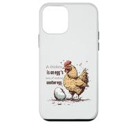 Chicken Egg Philosophy Funny Farm Animal Quote Case for iPhone 12 mini