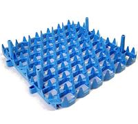 Chicken Egg Trays, 6 Pack - Durable Plastic Storage Containers for Fresh Eggs, Kitchen Organizer for Farm and Home Use, Ideal for Refrigerator and Transport