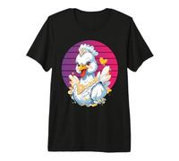 Chicken Elegant Jewelry Regal Queen Majestic Luxury Heart Premium T-Shirt