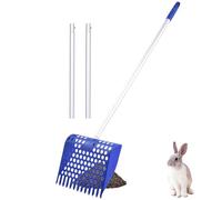 Chicken Excrement Scoop | Scoop and Rake for Chicken Excrement, Removable Aluminium Alloy Tool, Shovel for Backyard Animal Litter Tray Ducks Chickens Cats Dogs Goats Pony