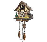 Chicken Family Cuckoo Clock - Germany Style Farmhouse Wooden Wall Clock with Rooster, Hen & Chicks - 12 Melodies, Volume Control, Night Mode - Heartfelt Gift for Mom, Kids, Loved Ones (8.1 X 22inch)