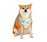 Chicken Family Rooster Pattern Dog Bandanas, Comfortable Cotton Triangle Bibs Scarfs for Dogs Or Cats, Cute Pet Kerchief for Small Medium Large Dogs-Large