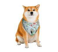 Chicken Family Rooster Pattern Dog Bandanas, Comfortable Cotton Triangle Bibs Scarfs for Dogs Or Cats, Cute Pet Kerchief for Small Medium Large Dogs-Large