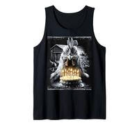 Chicken Farm Farmer Birthday Cake Bday Funny Party Spooky Tank Top