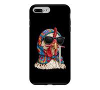 Chicken Farm Farmer Granny Square Crochet Yarn Crocheting Case for iPhone 7 Plus/8 Plus