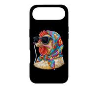 Chicken Farm Farmer Granny Square Crochet Yarn Crocheting Case for iPhone Air