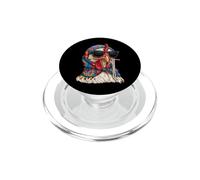 Chicken Farm Farmer Granny Square Crochet Yarn Crocheting PopSockets PopGrip for MagSafe