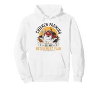 Chicken Farming Is My Retirement Plan Funny Farm Pullover Hoodie