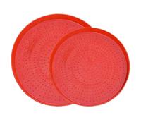 Chicken Feeder | 2 Pieces Tray Appetizer Poultry Feeder | Non-Slip Bowl for Hens, Quail, Pigeons, Birds Ducks, Pigeons, Quails, Quails, Birds