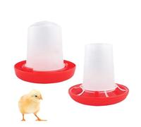 Chicken Feeder And Waterer Set | Automatic Baby Chick Feeder - Duckling Supplies for Family Farm Backyard Barn Outdoor Indoor Friends Baby Chicks