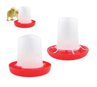 Chicken Feeder And Waterer Set - Chick Feeder And Waterer Set | Duckling Supplies for Family Farm Backyard Barn Outdoor Indoor Friends Baby Chicks