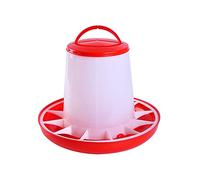 Chicken Feeder Automatic Poultry Food Dispenser With Handle Hanging Poultry Food Container With Handle Baby Chicken Feeders No Waste