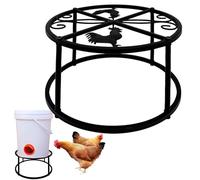 Chicken Feeder Holder - Metal Stand For Poultry Feeder Holder | Durable Poultry Feeder Holder, Chicken Water Feed Holder For Bucket Barrels, Chicken Water Supply Holder For Bucket Barrels Accessories