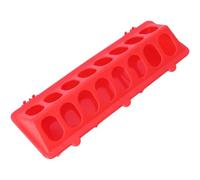 Chicken Feeder Trough, Flip-Top Plastic Chicken Feeder Reusable, Bpa Free, Spill Proof Farming Tool Case for Poultry, Bird, Gooses, Duck Baby Chick Baby Supplies