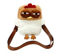Chicken Filler Seemed - Comfortable Comfortable Bag | Cartoon Soft Chicken Pocchi | Hand with Zipper Shoulder for Kids
