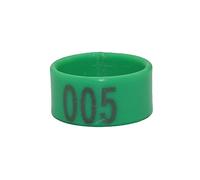 Chicken foot ring 1000 Pcs Inner Diameter 1.6/1.8/2.0 cm Open Type Chicken Foot Ring Birds Foot Rings Red 1.6 cm(Green,1.6 cm)