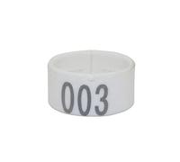 Chicken foot ring 1000 Pcs Inner Diameter 1.6/1.8/2.0 cm Open Type Chicken Foot Ring Birds Foot Rings Red 1.6 cm(White,1.6 cm)