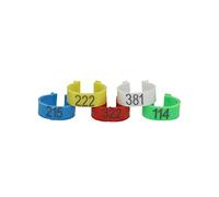 Chicken foot ring 500 Pcs/Lot Inner Diameter 1.6 cm Chicken Digital Foot Ring Bayonet Identification Ring Red(Yellow)
