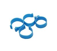 Chicken foot ring 600Pcs 25Mm Foot Ring Buckle Type Chicken Clip Rings Red 25 mm(Blue)