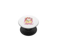 Chicken Funny Squad Colorful Floral Rainbow Farmer Women PopSockets Adhesive PopGrip