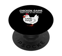 Chicken Game Don't Look At The Chicken Funny Chicken Saying PopSockets Adhesive PopGrip
